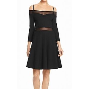French Connection off the shoulder skater dress